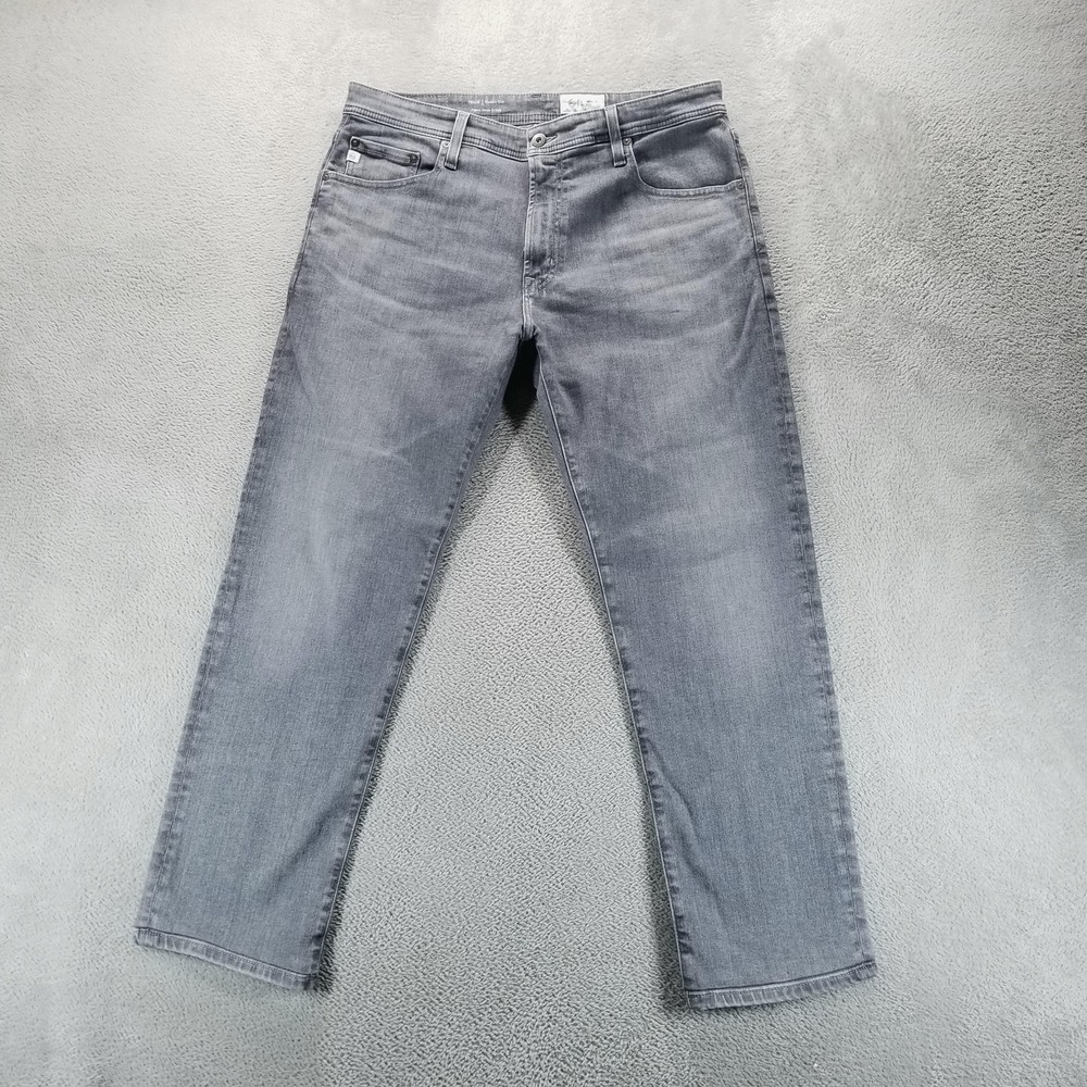 AG Jeans Mens 36x34 Gray Tellis Modern Slim Tapered Stretch‎ Preppy